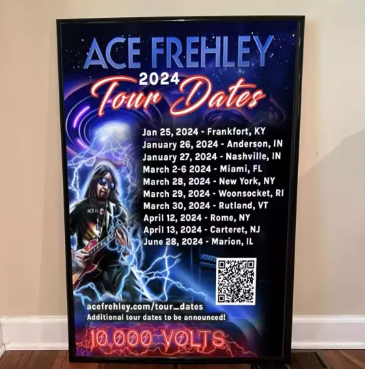 Ace Frehley - Tour 2024 Poster
