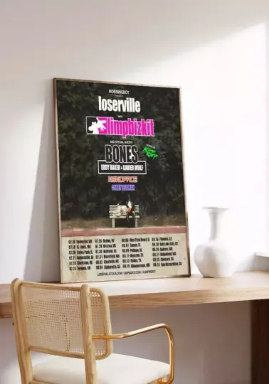 Limp Bizkit Tour 2024 Poster