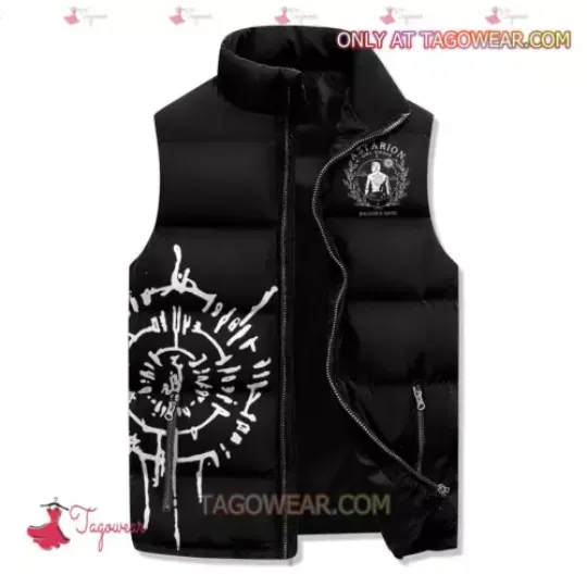 Baldur’s Gate Girl Dinner Astarion Puffer Sleeveless Jacket