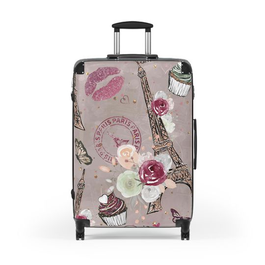 Paris Weekend Inspired  Suitcase