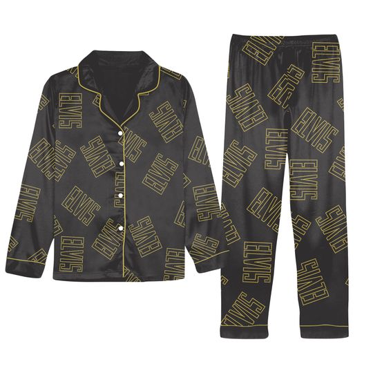 Elvis Presley Pajamas Set, Elvis Pajamas For Party, Elvis Holiday Pajama, Elvis Christmas Pajamas, Elvis Tour Pajamas Set, Gift For Fan