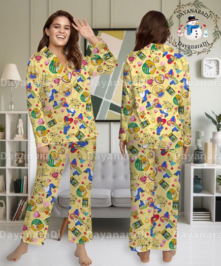 The Simpsons Family Pajamas Set, The Simpsons Woman Pajamas, Pajamas Sleepwear, Christmas Pajamas, Comfortable Sleepwear, Christmas Gift