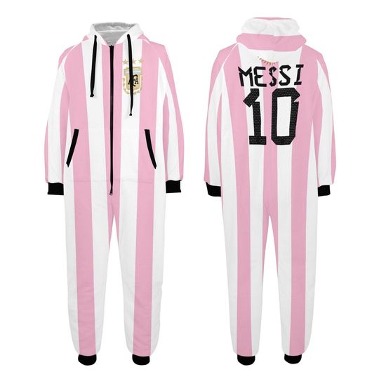 Messi Onesie for the family, Messi Onesie Pajama, Messi onesie, Argentina Soccer Team, Messi 10, Messi sleepwear, loungewear, gift