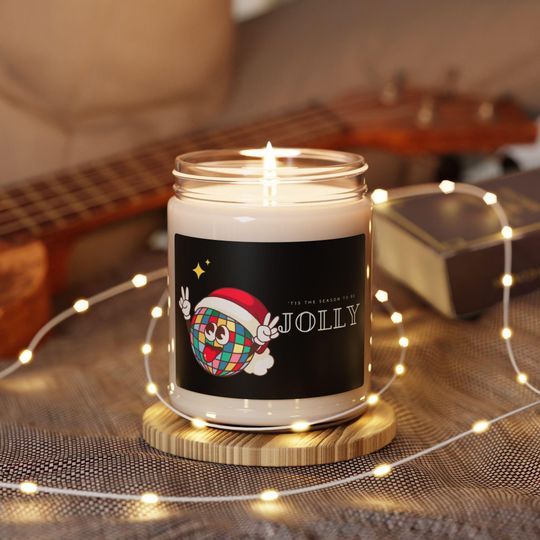 Tis the Season to be Jolly Scented Candles | Christmas Gift | Christmas Decor | Xmas Holiday