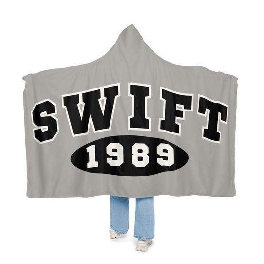 Snuggle Blanket; SWIFT 1989 Shepra Hooded Blanket, Swift Christmas Gift