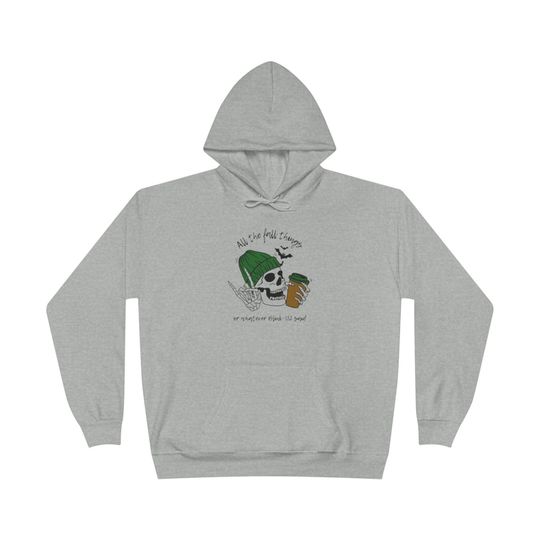 All the fall things B182 EcoSmart Pullover Hoodie Sweatshirt