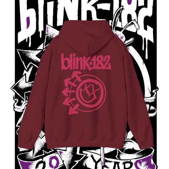 B182 Five Arrow Hoodie (Pink), Rock, World Tour 2023, Gig wear.