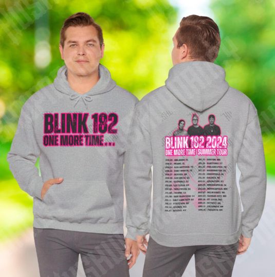 B182 One More Time Tour Concert Hoodie Unisex Heavy Blend Hooded Sweatshirt