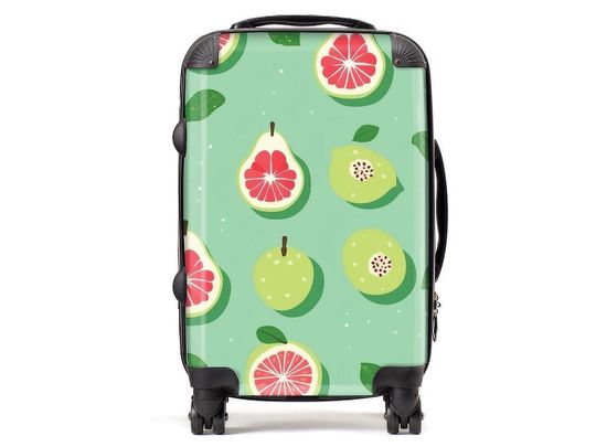 Guava Luggage l Foodie l Fruit | Carry On Luggage | Marble Luggage | Carry-On l Travel l Gift