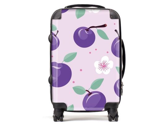 Plum Luggage l Foodie l Fruit | Carry On Luggage | Fruit Luggage | Carry-On l Travel l Gift