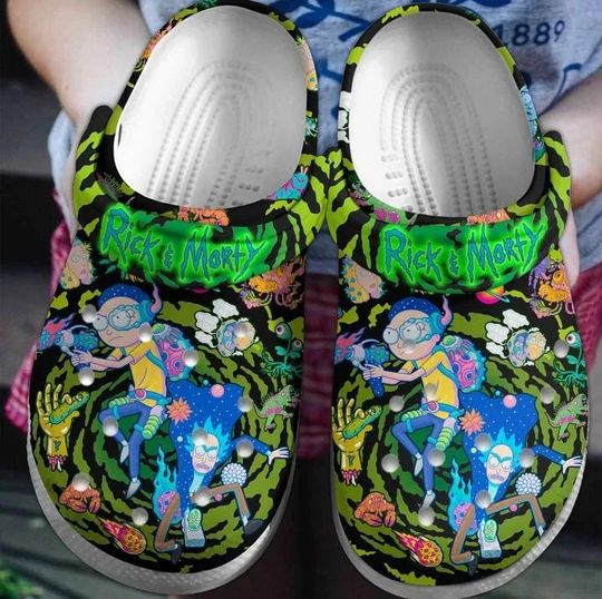 Rick And Rickandmorty Cartoon Shoes, Cartoon Clogs, Rick and Rickandmorty Sandals, Rick And Rickandmorty Slipper, Rick And Rickandmorty Summer Shoes, Rick Rickandmorty Gifts