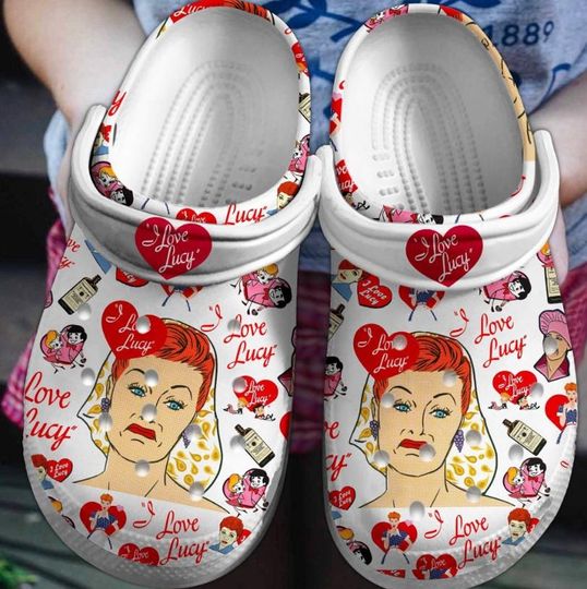 I Love Lucy TV Series Shoes, I Love Lucy Summer Shoes,I Love Lucy Sandals, I Love Lucy Slipper, TV Series, Shoes For Men Women, Mens Sandals