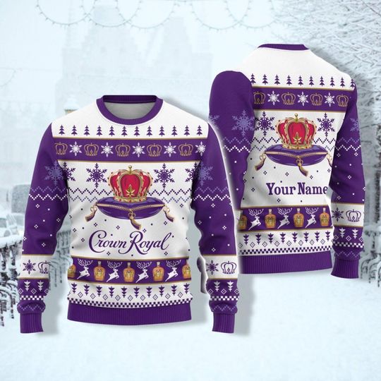 Christmas Fireball 3D Christmas Sweater, Whisky Ugly Sweater Party, Whiskey Women Sweater, Personalized Sweater, New Year Xmas Shirt