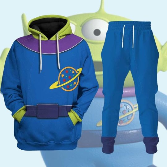 Christmas Toy Story Aliens Cosplay Hoodie Joggers, Disney Costume Sweatpants, Woody Costume, Buzz Lightyear Shirt, Magic Kingdom Gift