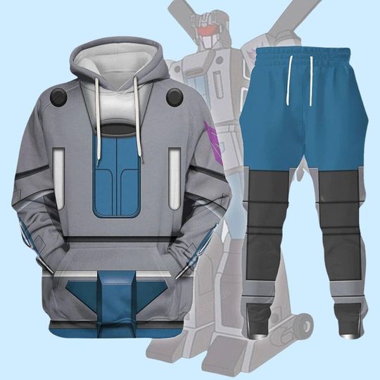 Christmas Transformers Vortex Cosplay Hoodie/Joggers, Autobot Costume Shirt, Transformers Sweatshirt And Pants, Men Workout Pants