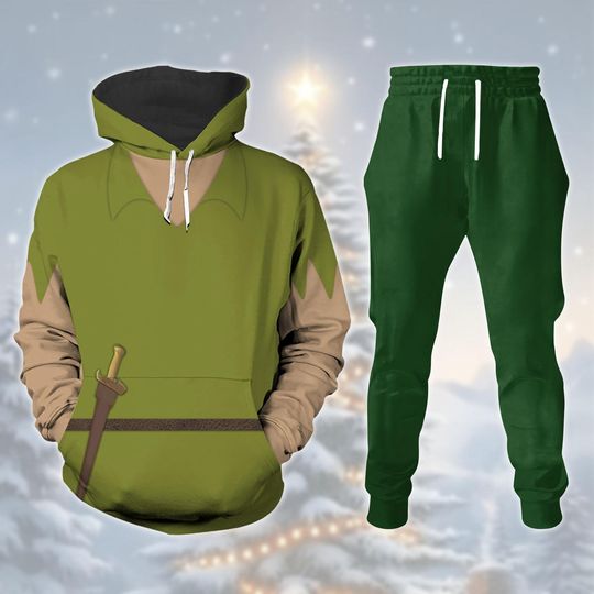 Christmas Peter Pan Hoodie Jogger, Magic Kingdom Shirt, Disneyland Family Trip Tee, Disney Adventure Merch, Xmas Gift For Woman And Man