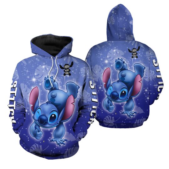 Stitch Hoodies, Stitch Leggings, Stitch Ohana 3D Hoodie, Stitch Yoga Leggings, Stitch Disney Workout Leggings