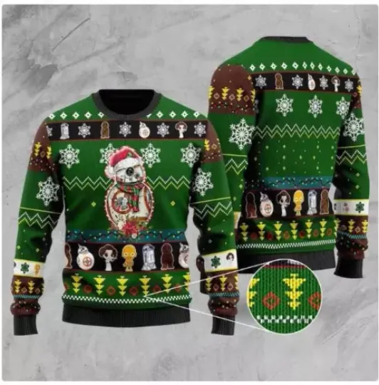 Starwars Christmas 3D Ugly Sweater