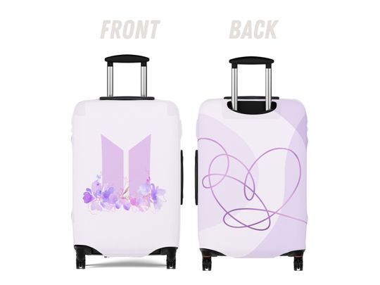 Kpop Luggage Cover, Kpop Logo, Kpop Merch, Kpop Gift, Kpop Art, Kpop Army Suitcase, Kpop Suitcase, Kpop Travelgift, Luggage Cover