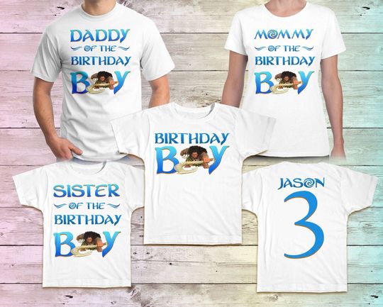 Maui birthday shirt, Moana Maui family birthday tshirt, Maui mommy birthday party shirt White Tee, Moana Boy Birthday Shirt, 1st Birthday,