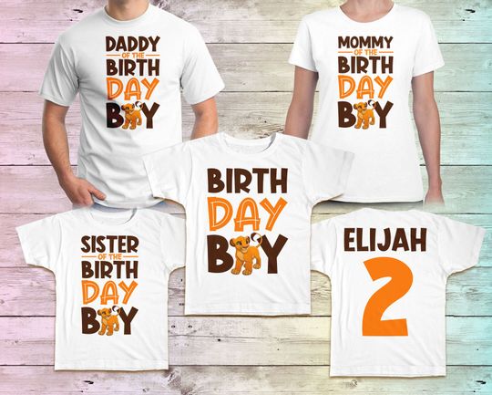 Lion King Birthday Shirt, Lion King Family Birthday shirt, Lion King Matching Birthday Shirts, Lion King Mommy Birthday Shirt