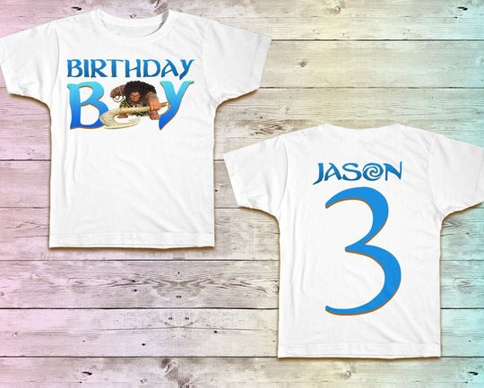 Maui birthday shirt, Moana Maui birthday tshirt, Maui Hawaii birthday party shirt Raglan, Moana Boy Birthday Shirt, 1st Birthday, 2nd 3rd