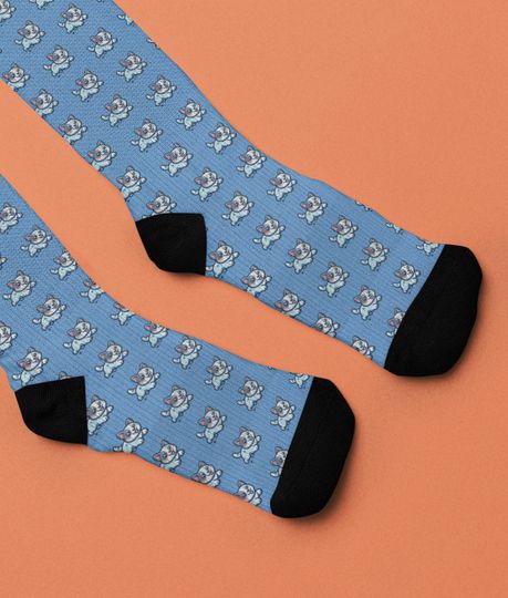 Blue Heeler Socks, Australian Cattle Dog, Kawaii, Blue Heeler Gifts, Australian cattle dog gift, Sublimation Socks, high-quality&nbsp;socks