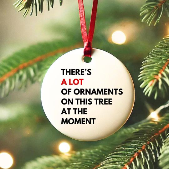 Eras Tour Christmas Ornament | A Lot of Ornaments on This Tree | Personalized | TS Inspired Holiday Gift| Single or Double Sided