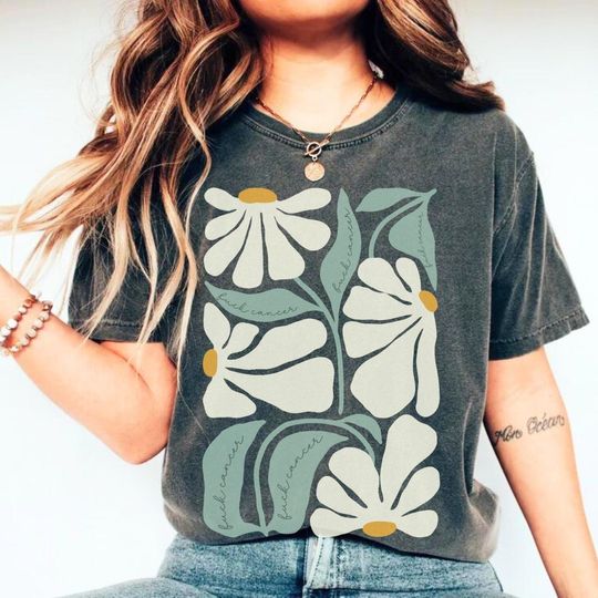Subtle Fuck Cancer Shirt, Breast Cancer Shirt, Childhood Cancer, Fuck Cancer Gifts, Cancer Sucks, Cancer Awareness Shirt, Survivor Gift