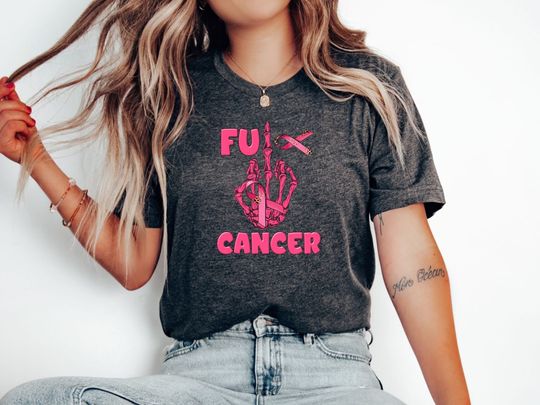 Fuck Cancer Shirt, Fuck Cancer T-Shirt, Cancer Awareness Shirt, Breast Cancer Shirt, Colon Cancer Shirt, Cancer Survivor Shirt