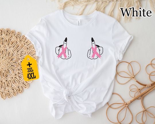 October Breast Cancer Shirt, Fuck Cancer Shirt, Cancer Support Shirt, Breast Cancer Shirt, Motivational Shirt, Cool Shirt, Shirt For Women