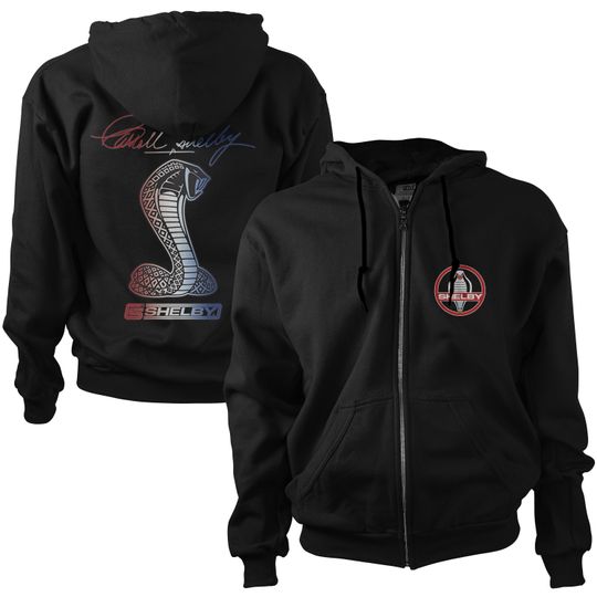 Carroll Shelby All American RWB Men's Zip Hoodie