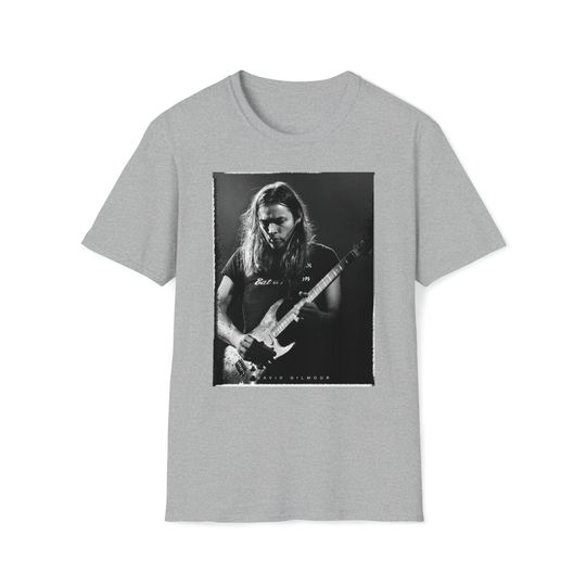 David Gilmour / Pink Floyd (Guitar Hero Series)  -- Unisex Softstyle T-Shirt