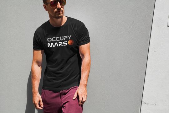 Elon Musk Occupy Mars Tshirt, Space Tee, Mars Tshirt, Nasa Shirt