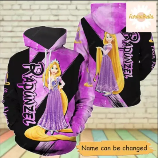 Custom Rapunzel 3D HOODIE Halloween Gift Christmas Gift