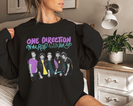 One Direction On the Road Again Tour 2015 Merch Shirt