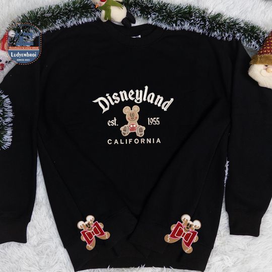 Women Side Bow Appliqu Sweatshirt, Gingerbread Appliqu Bow Side Cut Sweaters, Mouse Cartoon Gingerbread, Mouse Cartoon Girl Hoodie