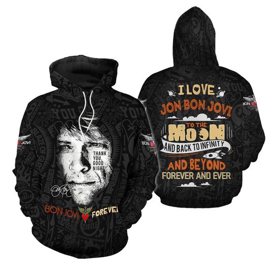 Bon Jovi Hoodie, Bon Jovi Shirt, Bon Jovi 2024 Tour Hoodie, Vintage Bon Jovi Hoodie, Bon Jovi Merch, Bon Jovi Gift, Concert Hoodie