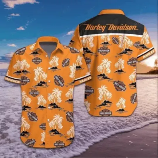Harley Motor Racing Davidsonn Casual Button Down Shirt Unisex Adults