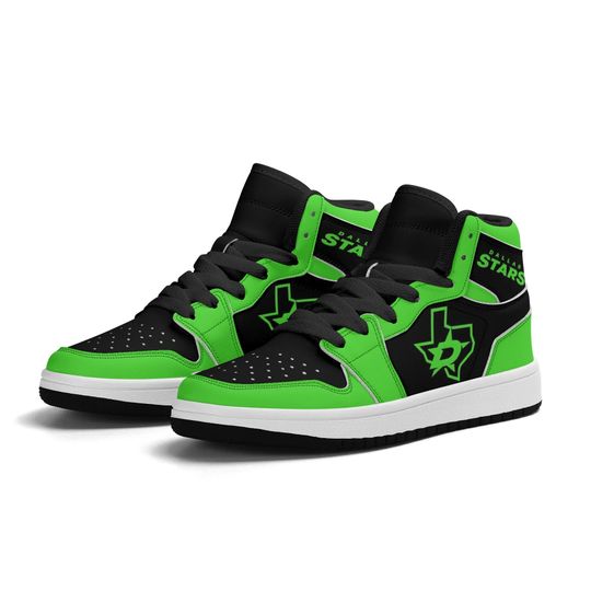 Dallas Stars Fan Unofficial High-top Shoes, sneakers, trainers Unisex for Kids