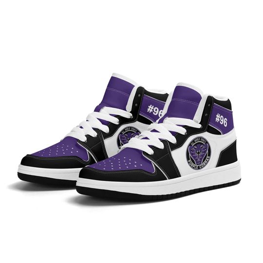 Discover Purple Cobras Hockey Basketball Shoes | Men High-Top Sneakers