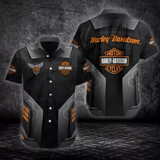 Personalized Haarleyy Davidson 3D Printed Hawaiian Shirt