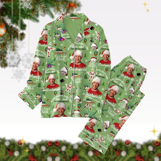 Griswold Christmas Pajamas, Griswold Tree Farm Pj Set, You Serious Clark Pajamas, National Lampoon Vacaton, Merry Clarkmas Pj Set Pants