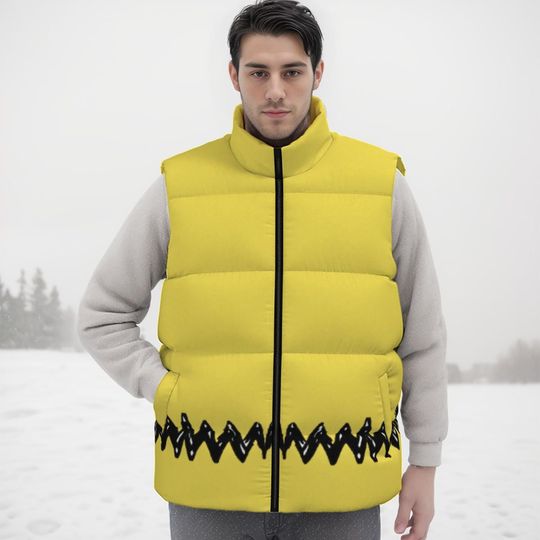Cartoon Peanuts Sleeveless Jacket | Winter Clothing | Gift Ideas