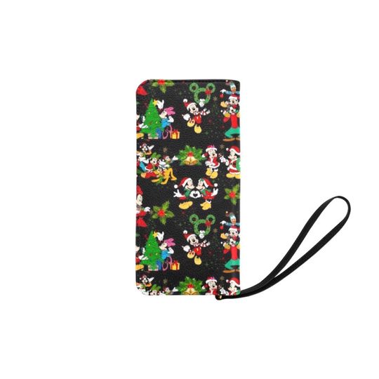 Mickey and Friends Christmas  Leather Wallet | Women Wallet | Gift For Women