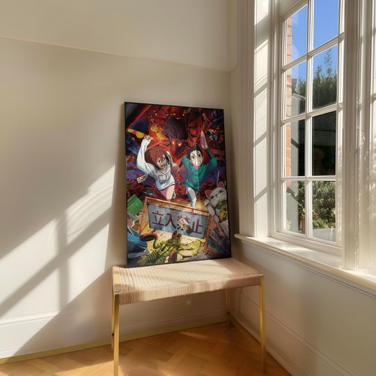 Dandadan Satin Poster | High-Quality Art Print, Vibrant Colors, Home Decor, Anime Wall Art, Unique Gift Idea for Fans