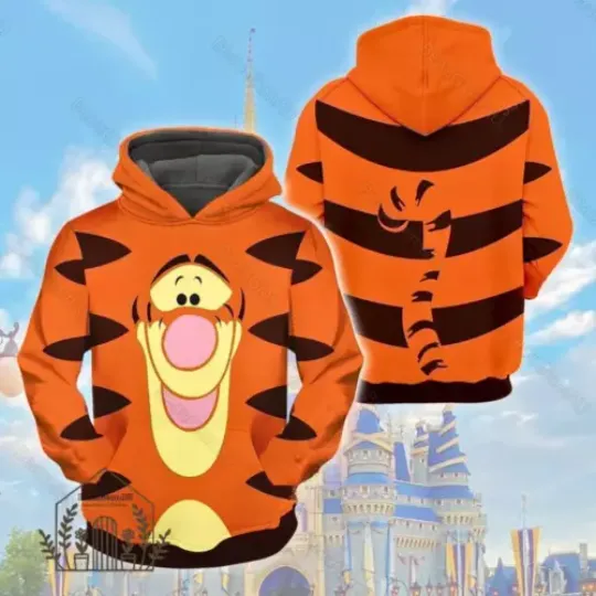 Christmas Tigger Winnie The Pooh 3d Hoodie Disney 3D Hoodie
