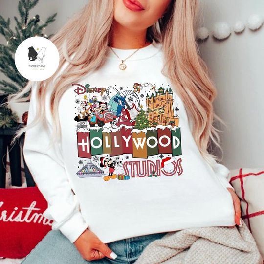 Hollywood Studios Christmas shirt, Mickey & Friends Disney Christmas shirt, Mickey's Very Merry Christmas , Disney Family Christmas Tee