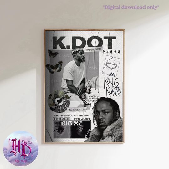 Kendrick Lamar - Trendy Kendrick Lamar Hip Hop Rap Music Wall Art Poster