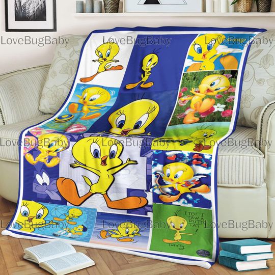 Tweety Bird Fleece Blanket